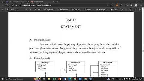Pertemuan 6 Praktikum Pemrograman SQL | STATEMENT