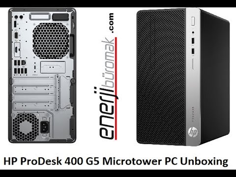 HP ProDesk 400 G5 Microtower PC Unboxing and review. HP 4CZ63EA