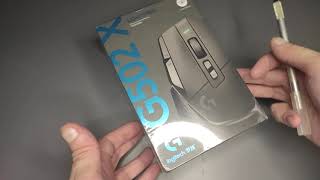 Игровая мышка с Aliexpress Logitech G G502 X Lightspeed  #g502x #aliexpress #unpacking