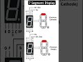 7 Segment Display Pinout #diy #discovery #electrical #viral #satisfying