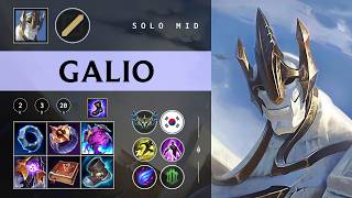 Galio Mid vs Annie - KR Challenger Patch 26.06