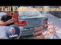 How to Reseal Saab 9-3 Taillight Lenses | 2003+ Lens Fix Tutorial