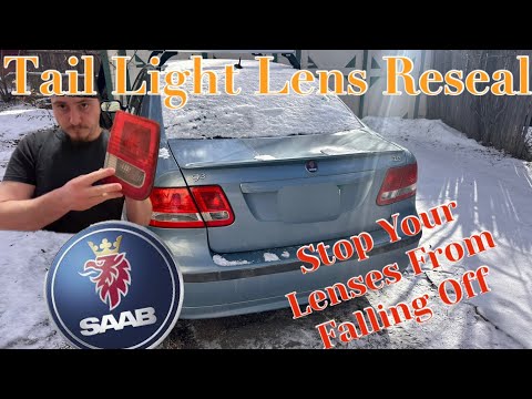 Do This To Your Saab Before Its Too Late! (How to Remove & Reseal Tail Light Lenses) Saab 9-3 03-12