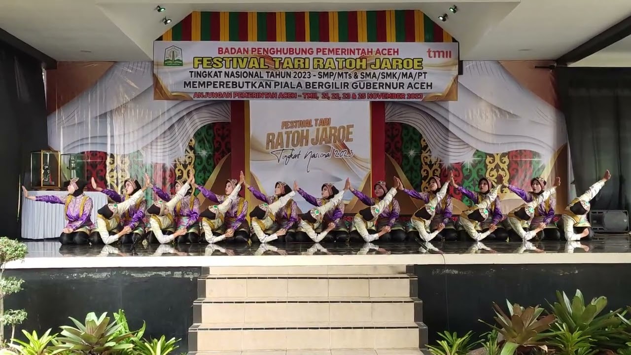 Ratoh Jaroe SMAN 17 Kabupaten Tangerang @Festival Tari Ratoh Jaroe Anjungan Aceh Tahun 2023
