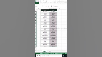 Excel Magical Tricks || Advance Excel Interview Tips and Tricks #short #shorts #filter #microsoft