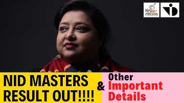 NID Masters Result Announced! Link In Description | Key Art N Design