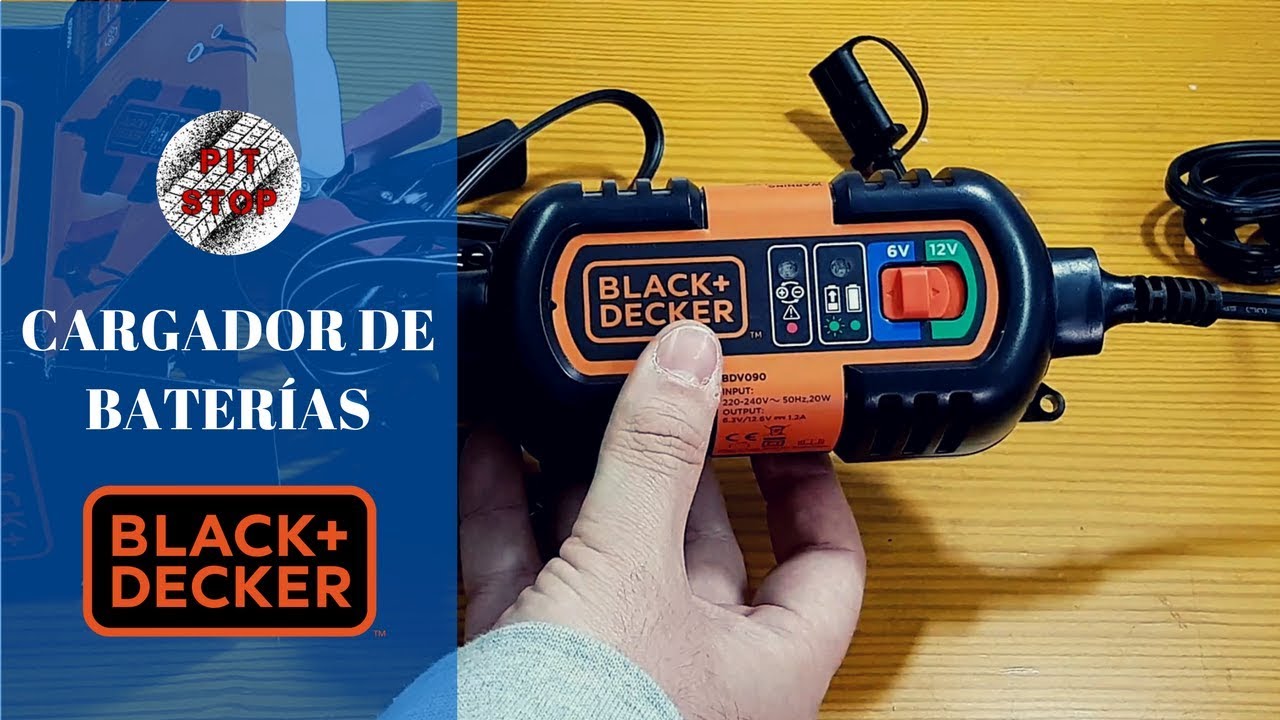 Cargador Para Baterías Black & Decker 18V/20V - Compatible Con LBXR20, LB20, LBX20, Etc., Con Indicador LED