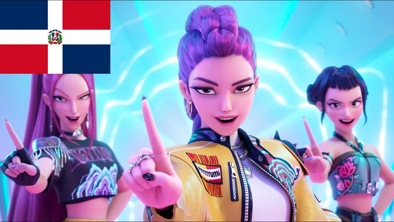 K pop Demon Hunters version dominicano