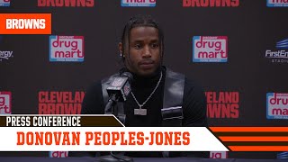 Donovan Peoples-Jones Postgame Press Conference vs. Cardinals