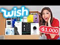 UNBOXING $1000 WISH MYSTERY BOX!!!