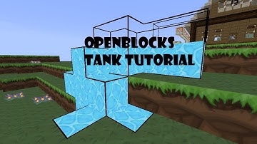 OpenBlocks Tank Tutorial: OpenBlocks Mod (Modded Minecraft, Feed The Beast, Tekkit)