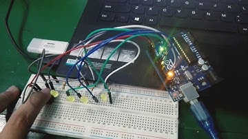 Arduino Uno Menyalakan flip flop LED menggunakan PushButton