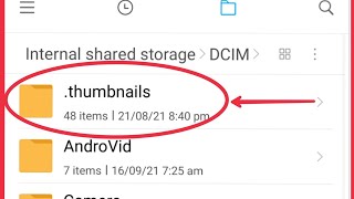 How To Find Camera Thumbnails Photo Folder | File Manager | DCIM in Android screenshot 3