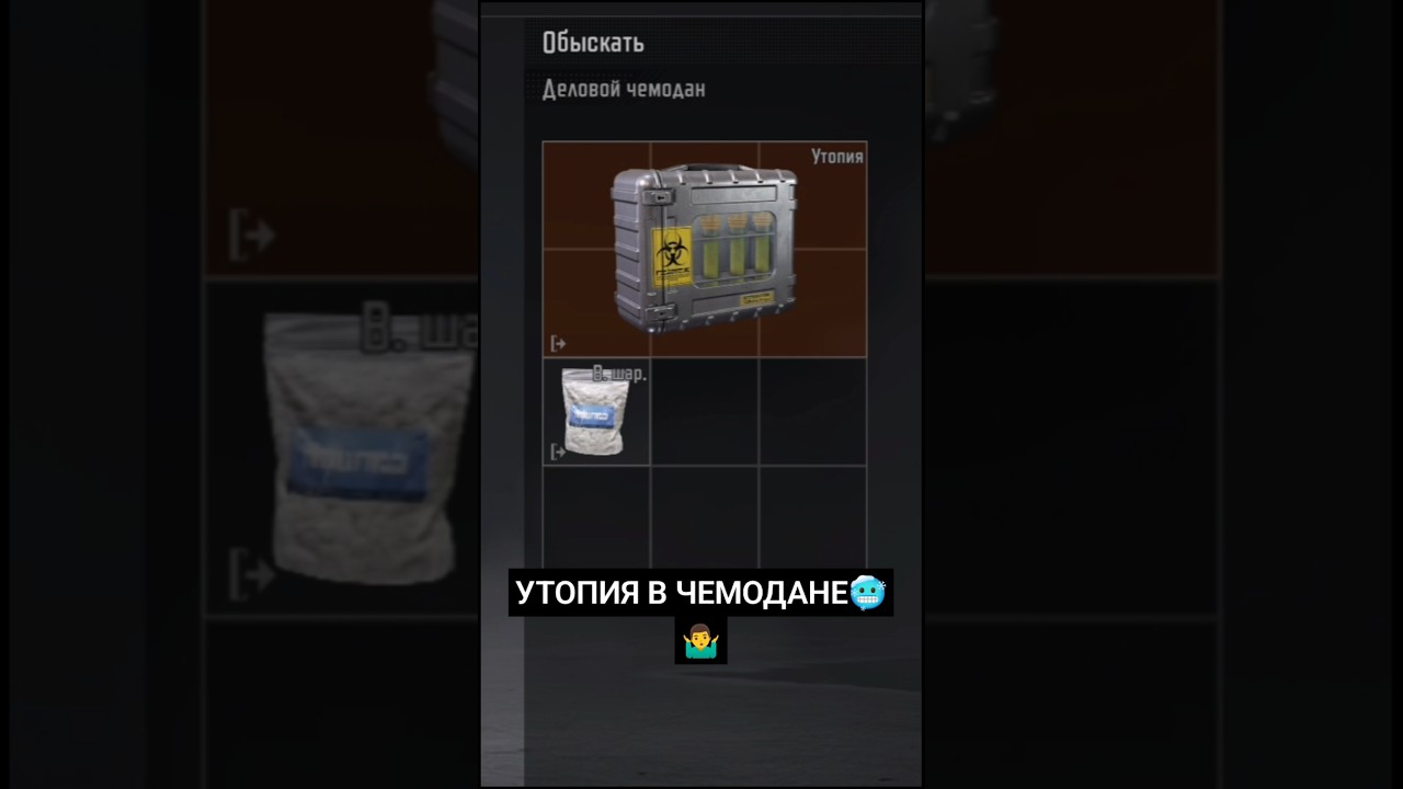 Утопия в обычном чемодане 🧳 🥶💀