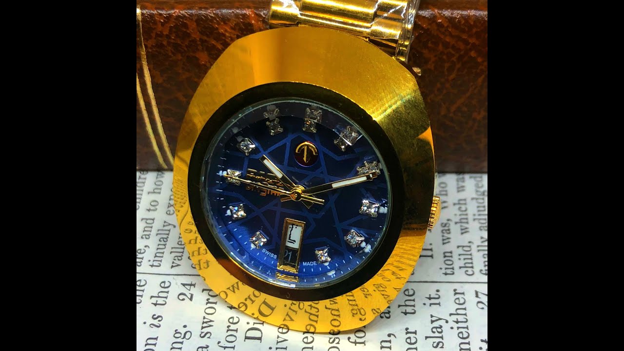 綺麗】 RADO DIASTER ラドー ダイヤスター 腕時計 ゴールド 金 メンズ