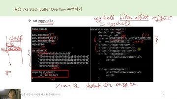 W보안넷 : chap7-2 실습-2 rehat6.2 buffer overflow