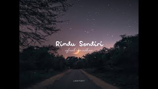 RINDU SENDIRI - IQBAL RAMADHAN || OST.DILAN 1990 ( VIDEO LYRICS )