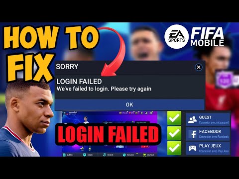 How to Solve FIFA Mobile 22 Login Failed | FIFA Mobile 22 Facebook Login problem [FIFA 22 Fix login]