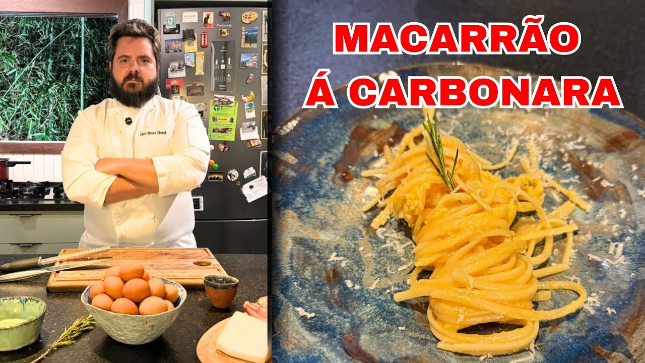 MACARRÃO CARBONARA, COMO VOCÊ NUNCA VIU! ( Muito simples)