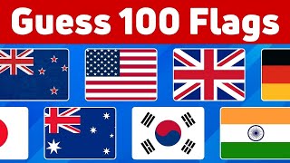 🚩 Guess the 100 Flags 🌍 | Ultimate Flag Quiz
