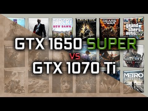 GTX 1650 SUPER Vs GTX 1070 Ti Benchmarks | 59 Tests