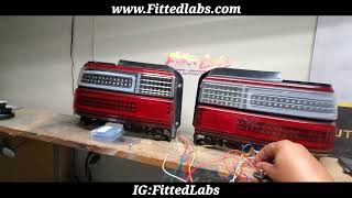 90s Custom Toyota Corolla taillights Jdm Corolla Tail Light Mod