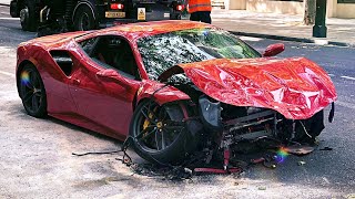 RAPPER Swarmz CRASHED FERRARI 488 GTB In London!! by Arvand_ORG_Cars 2,601 views 3 years ago 4 minutes, 4 seconds