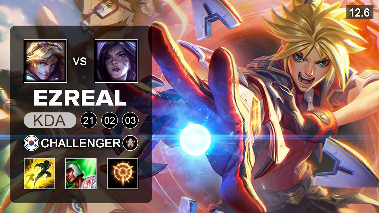 Ezreal vs Kai'sa ADC - KR Challenger - Season 12 Patch 12.6