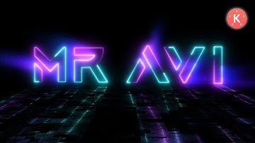 Neon Text Intro Video || Trending  Glowing Text Intro Video Editing || In Kinemaster
