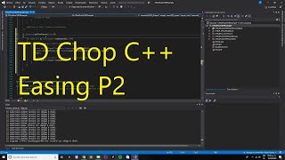 TouchDesigner C++ Chop Easing Parte 2