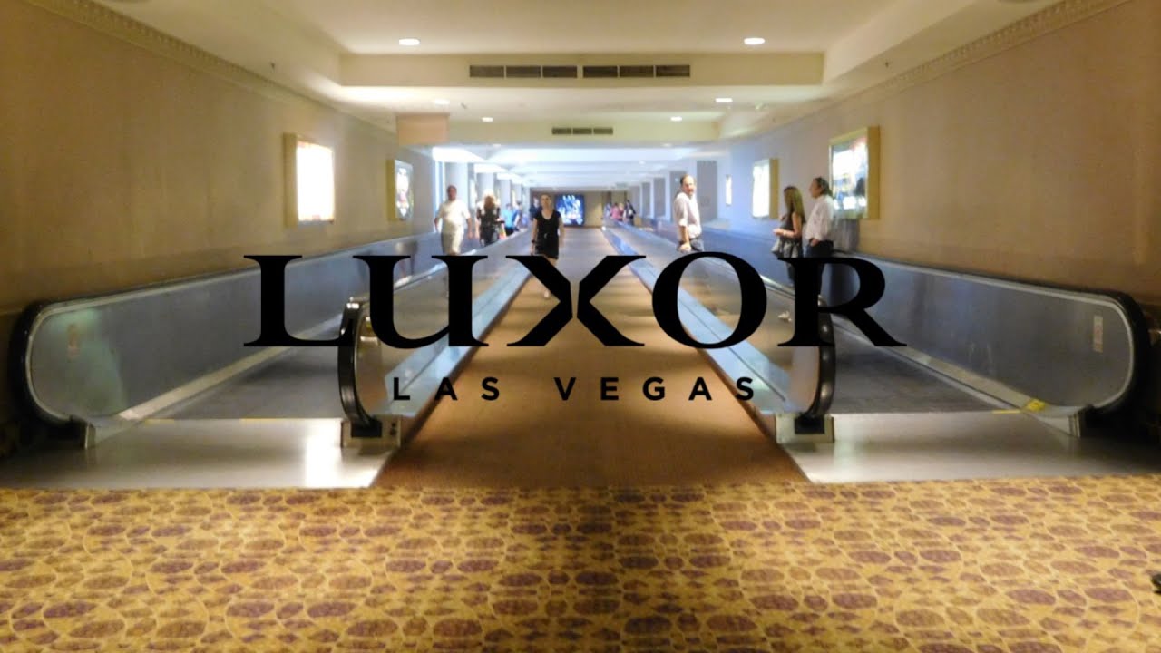 HUGE Montgomery KONE Moving Walkways  Excalibur Luxor Connection
