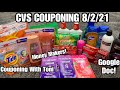 CVS COUPONING In-Store! Money Makers & CASH BACK OFFERS! August 2, 2021