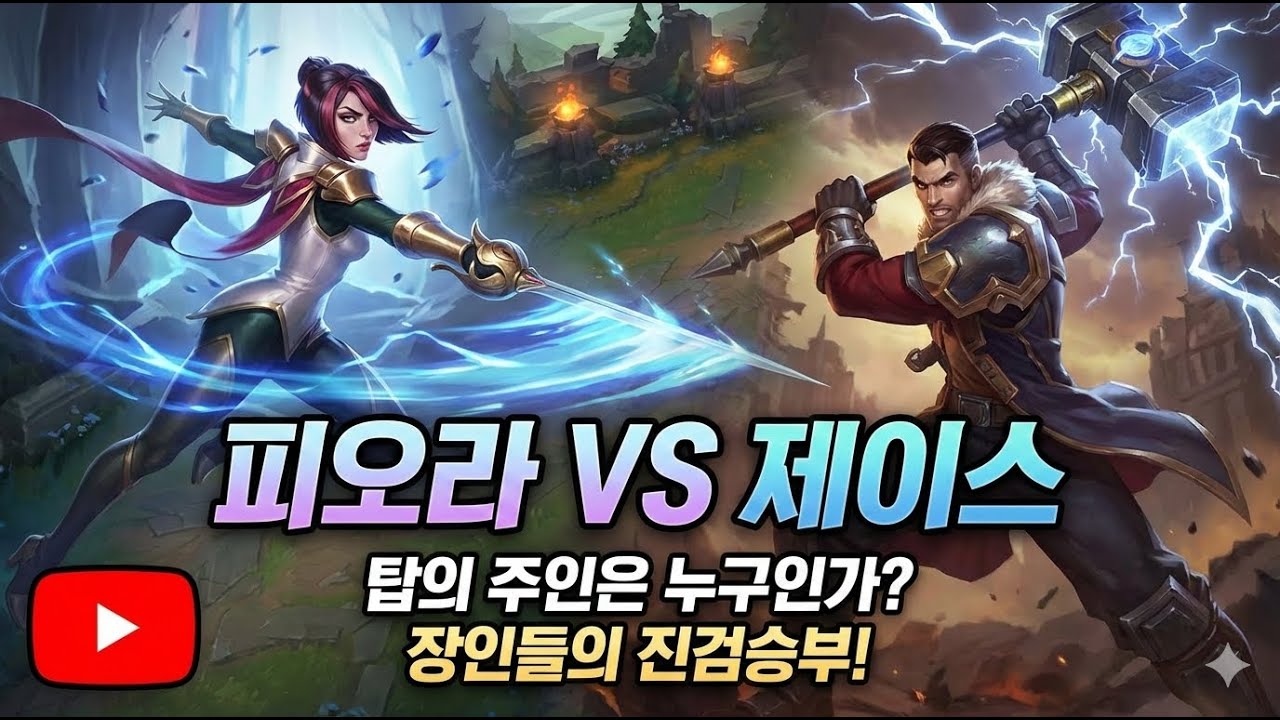 제이스 vs 피오라 구도 강의