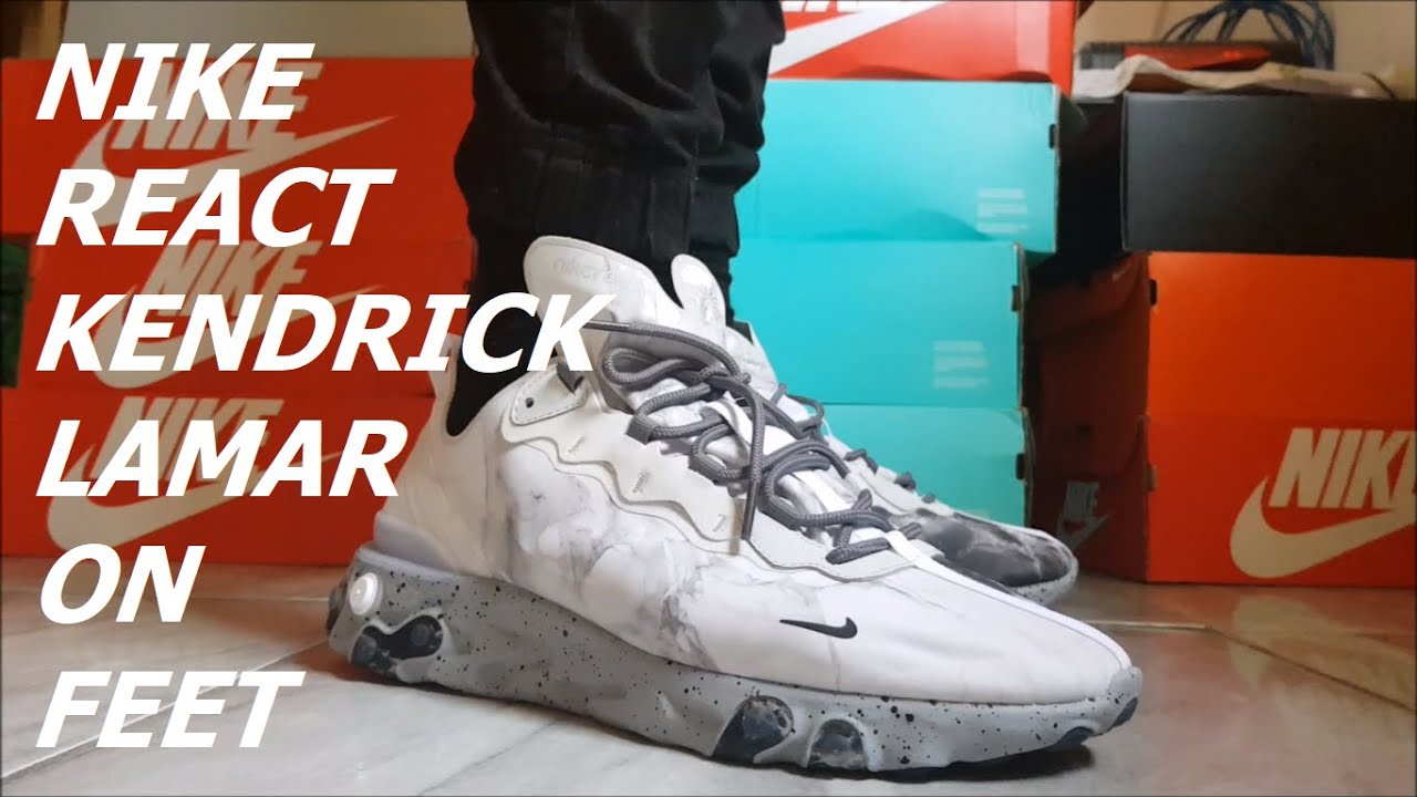 kendrick lamar nike react on feet
