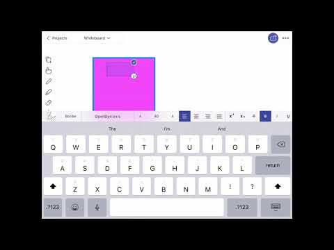 Explain Everything: Working with Text Boxes and Shapes.