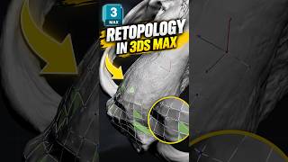 3ds Max Retopology Tutorial | Create Clean Low-Poly Models #3dsmax #3dsmaxtutorial#retopology