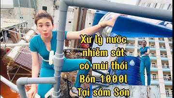 Mô hình xử lý nước nhiễm phèn /hệ thống lọc /lọc nước thiên hà #cáchlọcnước #lọcnướcgiếngkhoan