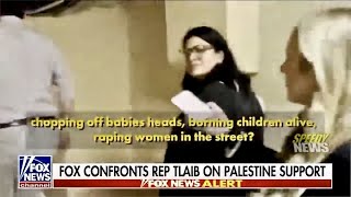 Democrat Rep. Rashida Tlaib Refuses to Condemn Chopping Off Babys Heads When Confronted by Reporter