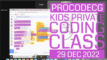 ProCodeCG Kids Private Coding Class - Flurin & Corsin - 29 Dec 2022