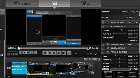 GoPro Studio tutorial for beginners