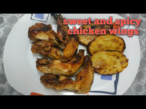 sweet and spicy chicken wings