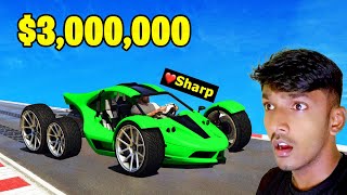 3 Wheel car 🤔 Worst Car in Stunt Race 🥱 - GTA 5 impossible stunt races - GTA 5 Stunt Race in Tamil