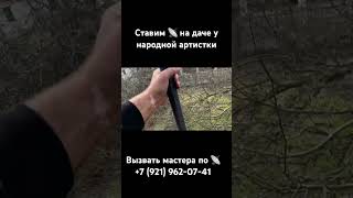 картинка: Ставим 📡тарелку на даче народной артистки. Все в лучшем виде