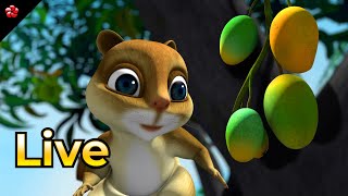 🔴 LIVE STREAM 🎬 Manjadi Cartoon Live for Kids 😻 Kathu and Pupi Stories and Songs 🐶