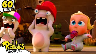 Rabbids go crazy for Mother's day! | RABBIDS INVASION | 1H New compilation | Cartoon for kids