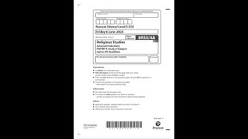 Combined 2025 Pearson EDEXCEL As Level Religious Studies Paper 4 And Mark Scheme 8rs0 4a Buddhism