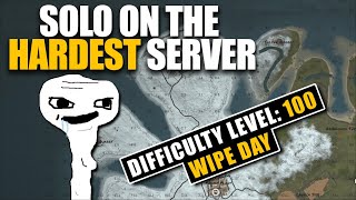 PLAYING SOLO on THE HARDEST SERVER on WIPE DAY | Rust Solo Survival (1 of 5)