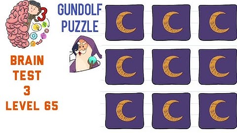 Brain Test 3 Level 65 Gundolf Puzzle Walkthrough