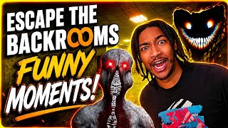 Escape The Backrooms Funny Moments Part 1 - These Monsters Are Insane!