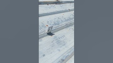 how to instal L foot solar rail